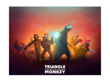 Load image into Gallery viewer, *NEW* SIGNED Triangle Vs. Monkey Season 4 Poster (18" x 24")
